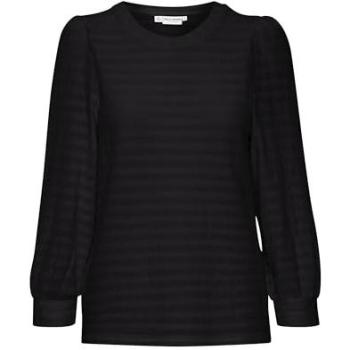 Pulz Jeans Damen‑Shirt „Jane“ – 3/4 Ärmel, schwarz