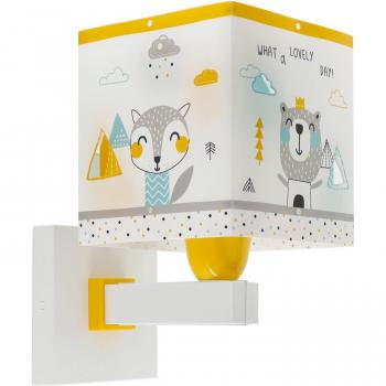 Hello Little: Aplique de Pared con Enchufe y Animales
