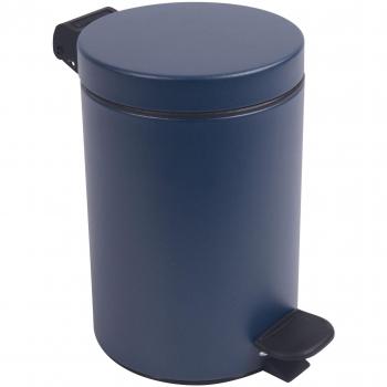 Poubelle salle de bain 3L bleu foncé Prosper