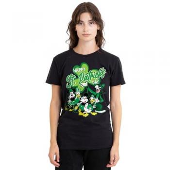 St. Patrick’s Day Disney Ensemble Tee – Black (Mickey, Minnie, Goofy, Donald)