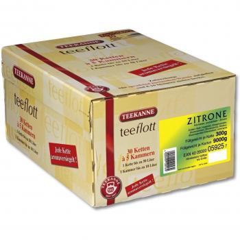 Teekanne mit Zitronenfilter – 30 x 300 g