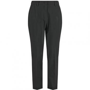 Samoon 7/8 Hose für Damen Greta Schwarz 54/XXL mit Bügelfalten