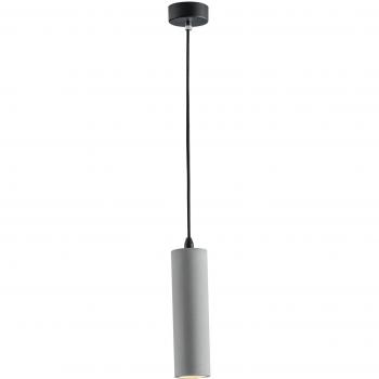 Dark Grey Slim Round Ceiling Pendant Light, GU10
