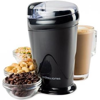 Andrew James Electric Coffee Grinder, Bean, Nut & Spice Grinder, Powerful Compact