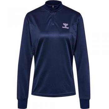 Felpa Hummel HmlStaltic 1/2 zip girocollo da donna