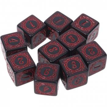 10Pcs D6 Dice for Tabletop Games