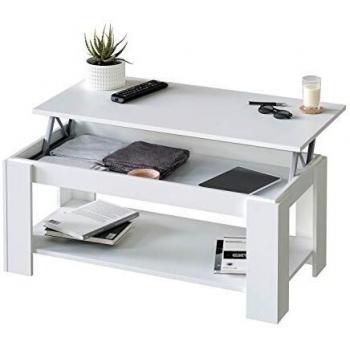 Tavolo Ambit Elevabile Artik White 102 cm