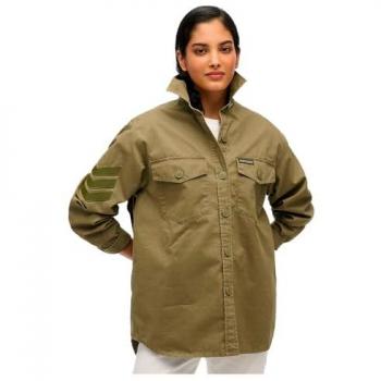 Veste en coton militaire oversize femme Superdry