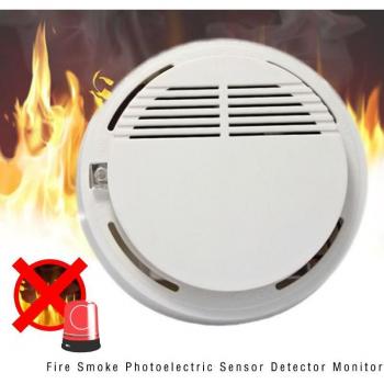 Sistema de seguridad contra incendios, detector de humo, 2 unidades