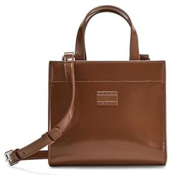 Brown Leather Tommy Hilfiger Women's Handbag