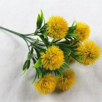 Ramo de diente de león 7 cabezas 5CM para decoración