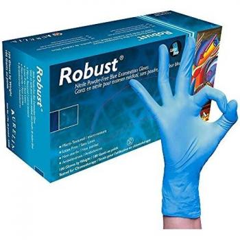 00 New Nitrile Rubber Gloves Powder/Latex Free Blue Gloves PPE Disposable sizeS