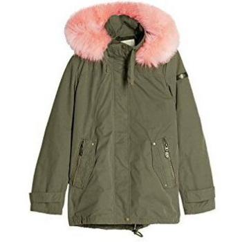 Abbigliamento outdoor donna Esprit parkas verdi con cappuccio M