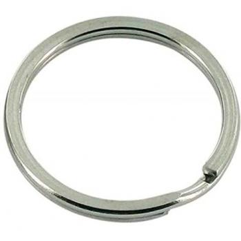 Silver Metal Double Key Rings