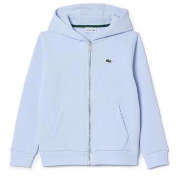 Lacoste Juniors Blauw Kangoeroezip Front Hoodie