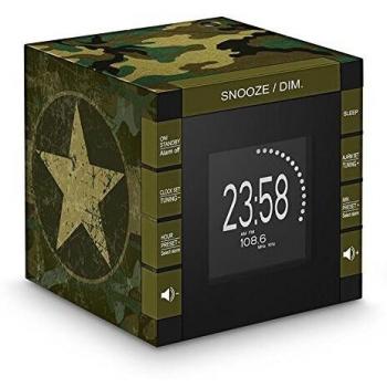 BIGBEN Radio Orologio RR70PARMY FM/PLL Colore Nero Verde