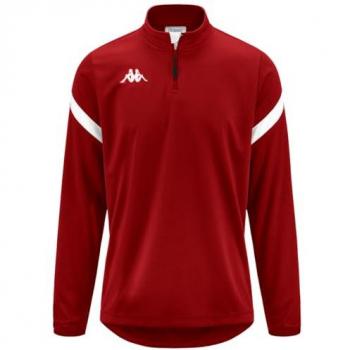 Kappa Dolvole Red/White 10-Year-Old Zip-Up