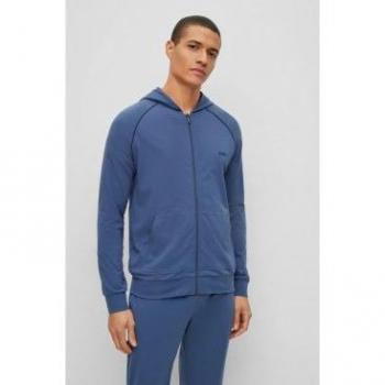 Sudadera BOSS Mix & Match Side Logo azul para hombre