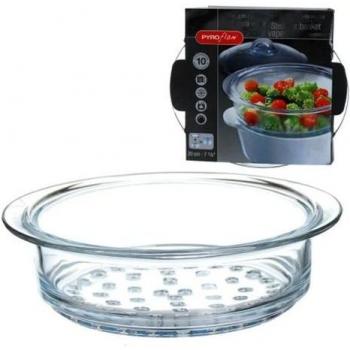 Verre à feu transparent pour panier vapeur 20 cm, marque PYROFLAM