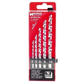Estuche brocas widia profesional wolfpack 5 piezas