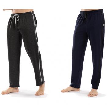 Milanoro Relax‑Set Langhose Marine – Dunkelgrau XL