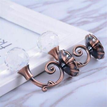 Royal Gleam Wall Tie Back Hangers – Crystal Ball Edition