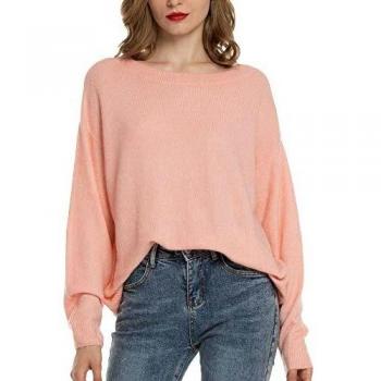 Tops Suelto de Lana con Estilo Floral