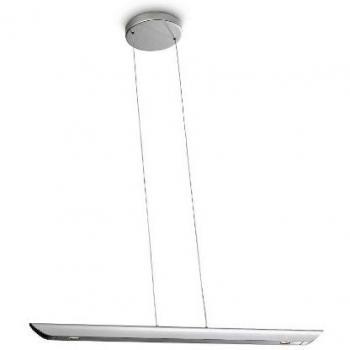 LED-Pendellampe Philips Ledino – 2‑Flammen, 6,5 W, dimmbar, aluminium lackiert (407474816)