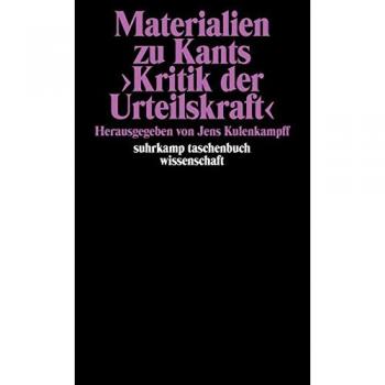 Materialien zu Kants >Kritik der Urteilskraft< (suhrkamp taschenbuch wissenschaft)