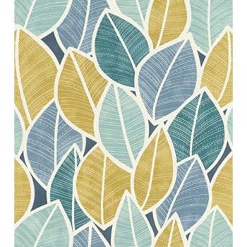 Nature’s Palette Washable Leaf Wallpaper