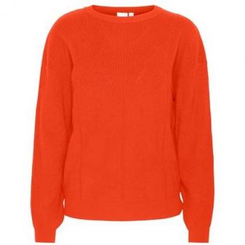 Ichi Strickpullover IHBoston in Orange