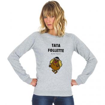 Damen-Sweatshirt TATA FOLETTE 2 in meliertem Grau XS