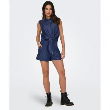 Jacqueline de Yong Donkerblauwe Kai Shorts