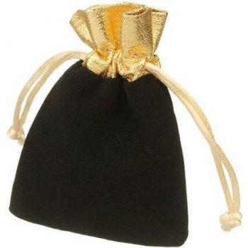 10pcs Velvet Drawstring Pouches for Christmas Jewelry (7x9cm & 9x12cm)