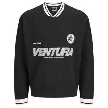 Sudadera JACK & JONES Clásica en Negro y Blanco