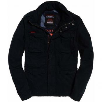 Superdry Veste Classique Rookie 4 Poches, Manteau Homme, Bleu (Nightshade Bpy), XXX-Large