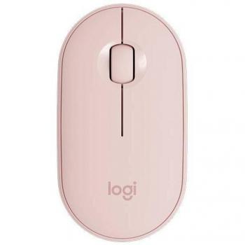 Logitech Pebble M350 Wireless Mouse, Rose