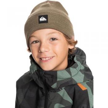 Bonnet Quiksilver Brigade vert foncé taille junior