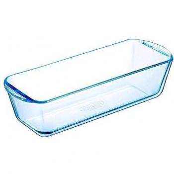 PYREX COOK&ENJOY Molde Plumcake Horno Boro 28x11x8CM Transparente Brillo Fabricado en Francia Resistente a rayaduras , Material 100% saludable , Extra resistente , Garantía 10 años , Larga duración Apto Congelador , Apto Microondas , Apto Horno , Tempe