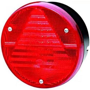Hella 2VA 012 497‑251 Heckleuchte mit Flachsteckhülse – rot