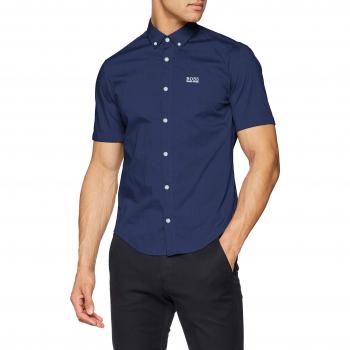 BOSS Athleisure Herren BIADIA_R Freizeithemd, Medium Blue 422
