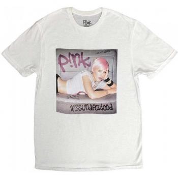 Camiseta Blanca con Toque Rosa