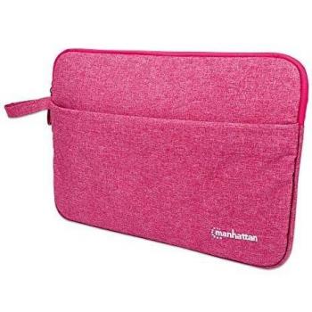 MANHATTAN Seattle Notebook Sleeve 36,83cm 14,5Zoll Top Load Premiumpolsterung wasserfest ein Innenfach ein Frontfach pink