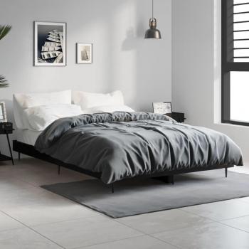 Mueble de Cama Negra VidaXL 120x190