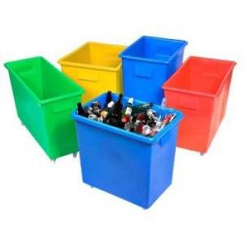 165L Proplaz Xtra Food‑Grade Polyethylene Green Skip