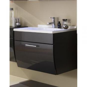 Posseik Salona Anthrazit Waschstation – Holz, 70 cm × 49,5 cm × 51 cm