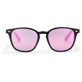 Alva Sonnenbrille von CHPO – Schwarz/Pink Spiegel