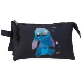 Estuche Infantil Disney Stitch Excited en Negro