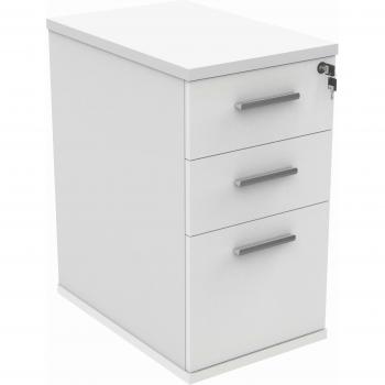 Arctic White Desk High Office Storage (600)