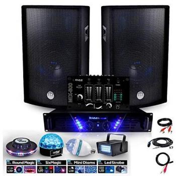 Configuration Audio Pack Ampli 480W + HP BMS-12 2x600W mix + Ensemble Diams